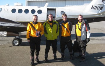 King Air scientific crew